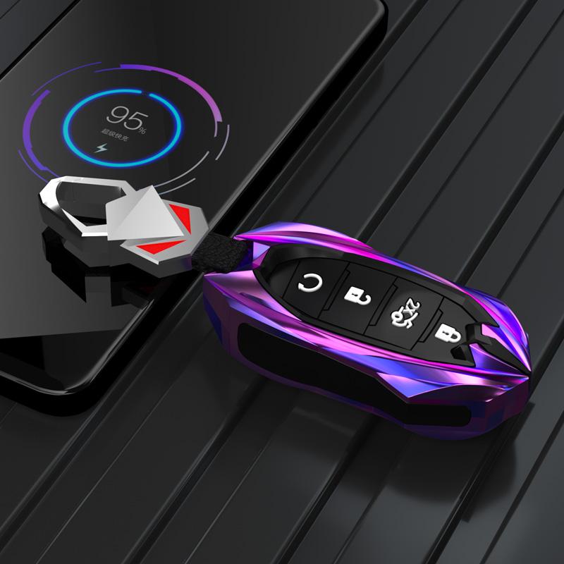 Styling Mouldings 3/4/7Buttons Car Key Protector for Changan CS85 CS35 Plus CS25 CS95 CS85 Car Remote Key Case Cover Bag Shell F