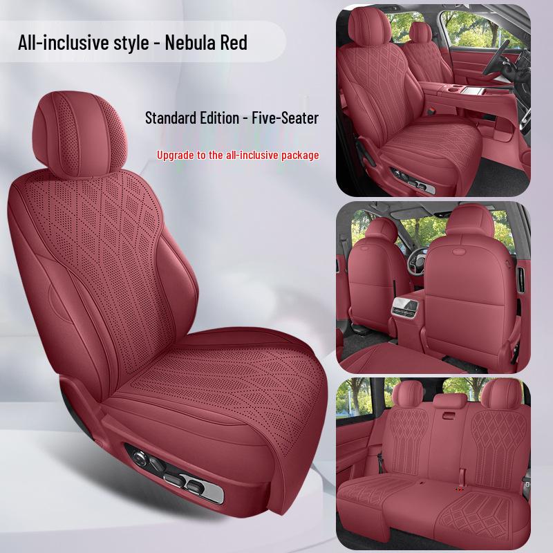Suede Perforated Breathable All-Season Seat Cushions for Wenjie M9