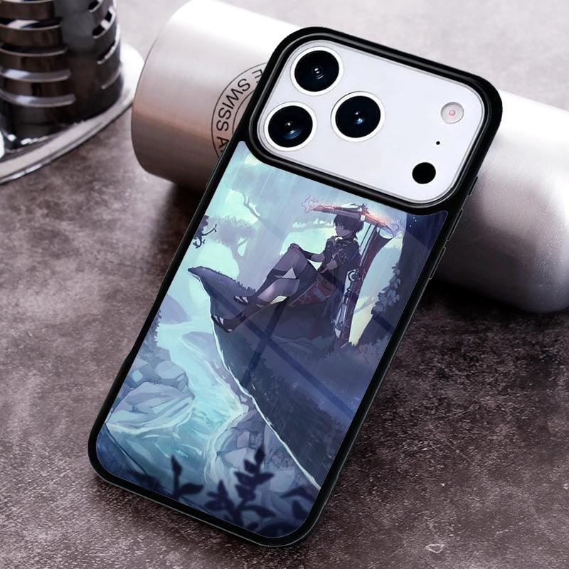 Scaramouche Genshin Impact Phone Case For iPhone 17,16e,15,14,13,12,11,Mini,Pro,MAX soft Silicone Cover