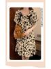 Summer Bubble Cotton Nightdress for Women with Chest Pads - Sweet, Cute, and Versatile Short-Sleeve Pajamas