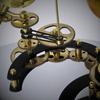 45,72 cm Orrery Einzigartiges und luxuriöses Tellurion Vollständig funktionsfähiges Orrery in Schwarz-Gold-Ausführung, Perfektes Einweihungsgeschenk und Geschenk für den Ehemann