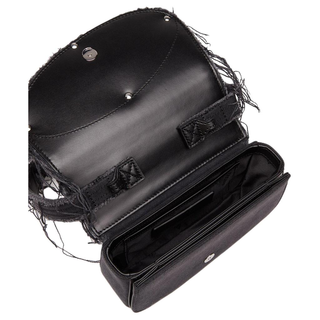 Diesel 1DR Shoulder Bag Black Women Shoulder_bags X08396-P6319-T8013