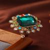 European Retro Elegant Rhinestone Adjustable Ring