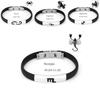 Timeless Constellation Stainless Steel Silicone Bracelets For Men And Women