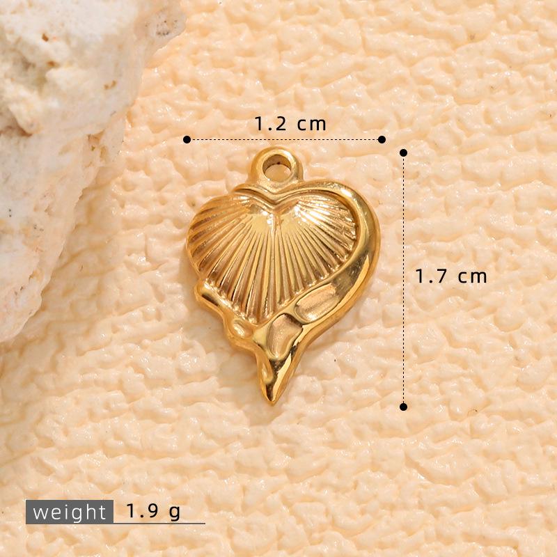 European & American Love Heart Pendant Earrings - Luxury Stainless Steel Titanium Jewelry for Women