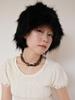 COLOCYNTH Poiu Fur Bucket Hat Black