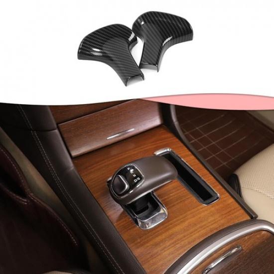 Carbon Fiber Gear Shift Head Cover Trim Decor for Jeep Grand Cherokee 2014-2015