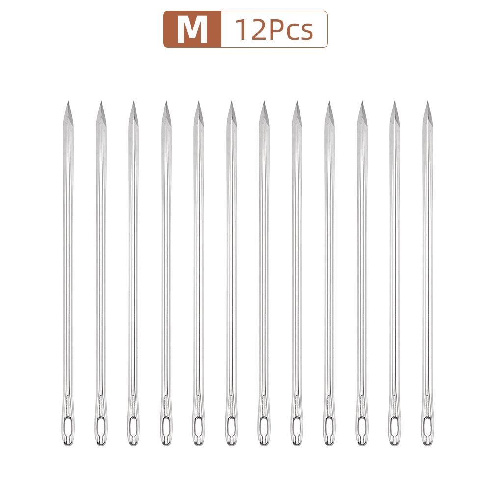 12pcs/set multifunctional hand sewing needle, sewing hand needle, quilting needle, embroidery needle, DIY leather sewing needle