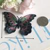5Pcs Colorful Butterfly Fabric Applique Embroidery Patches 8x5.8cm Sew-On Stickers for DIY Sewing Hanfu Dress Clothing Patch