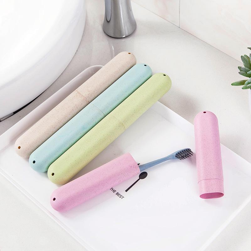 1pc Portable Travel Camping Toothbrush Tube Box Cover Water Filter Anti-dirty Bathroom Accessories Fashion Packaging Storage Box