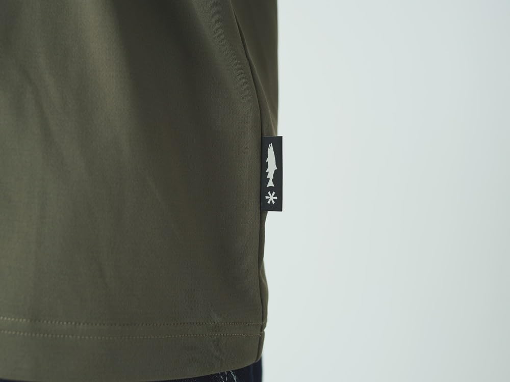 Snow Peak SP Logo Graphic Long Sleeve Cut and Long Sleeve and Size S T-Shirt SPF-TS-25AU901, Sew, T-Shirt, Men's Women's, GREIGE,