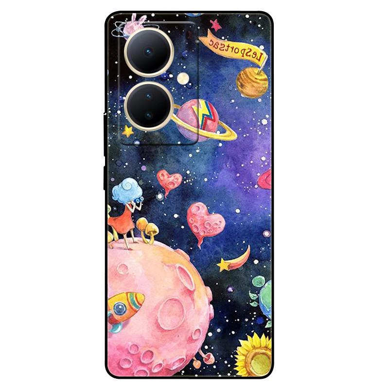 For Vivo V29 Lite 5G Case Global TPU Silicone Wolf Lions Phone Shell For VIVO V29 LITE 6.78 Funda On V29Lite Cat Animals Covers