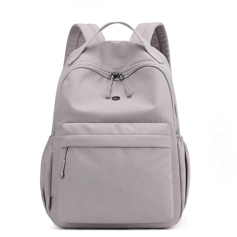 Japanese Simple Casual Backpack Women's New Large-capacity Travel Backpack Anti-splashing Nylon Student Schoolbag