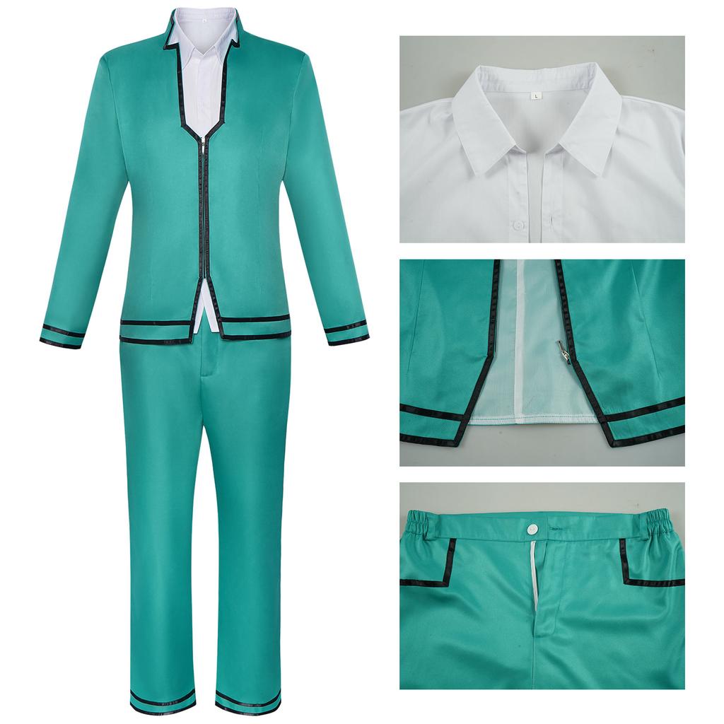Anime The Disastrous Life Of Saiki K Saiki Kusuo Cosplay Costume K.-nan School Uniform Custome For Men