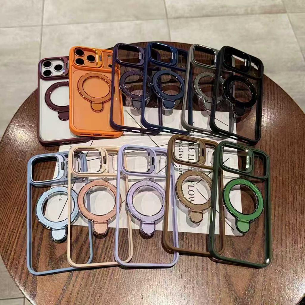 17 Applicable to iPhone16proU7 integrated double bracket Apple 15 mobile phone case 14 anti-drop 13 protective case 12/11