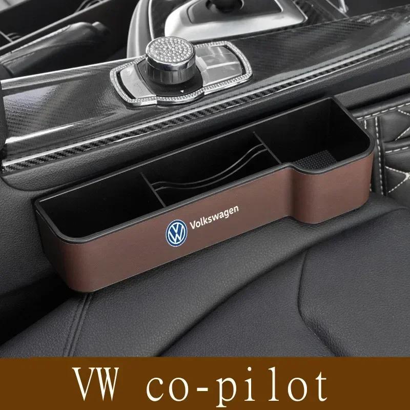 2026 Hot For Volkswagen VW For Volkswagen Golf 5 MK6 7 Polo Passat Bora Jetta Tiguan CC Scirocco Lavida ABS Car Seat Gap Storage