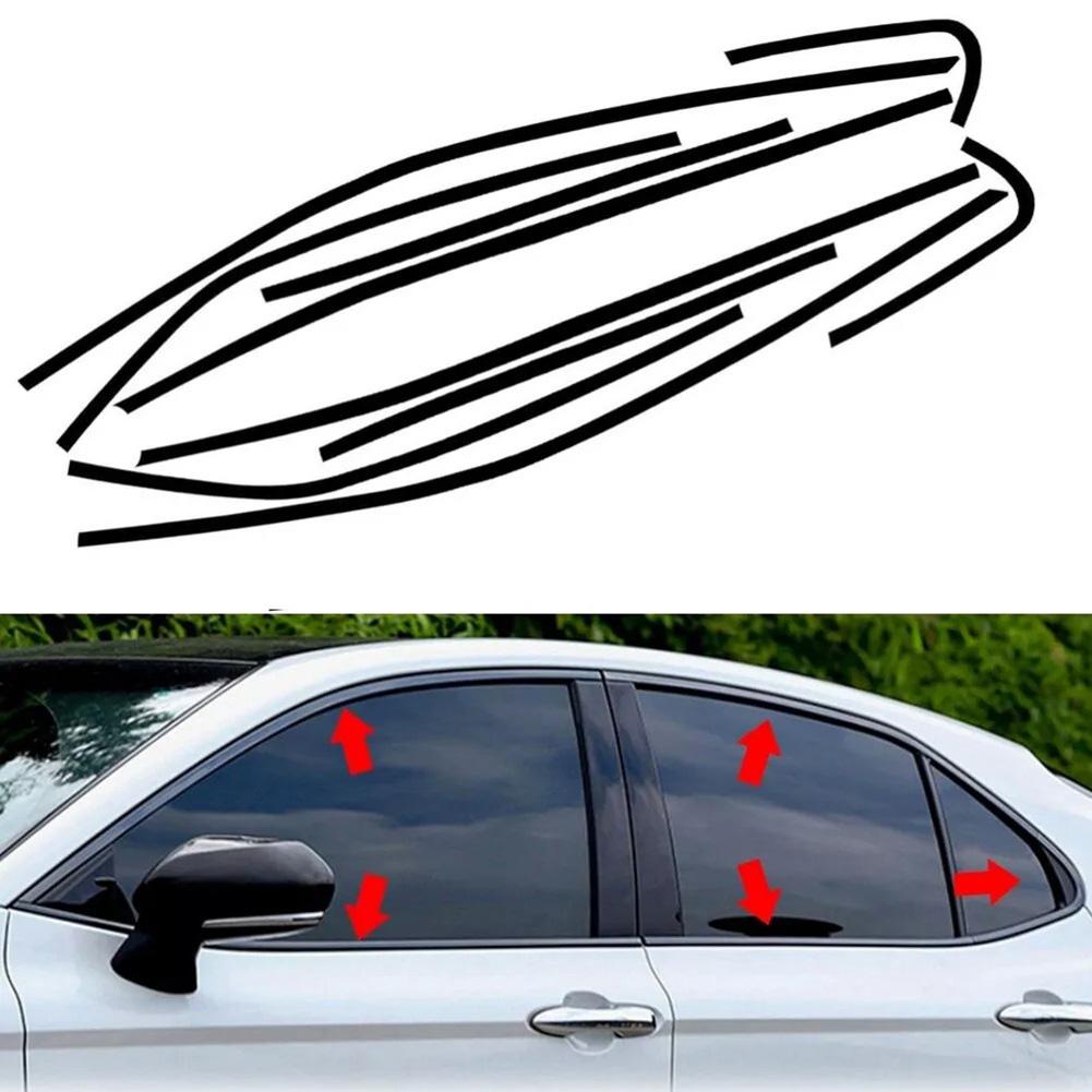 Blackout Stickers Chrome Delete Car Accessory Ethylene Based Material Stickers Blackout Stickers Bright Black Color