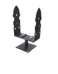 Adjustable Post Base 0-165Mm For Square Retro - Lbs Kw 160 R