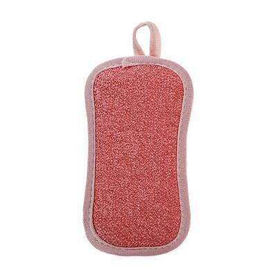 Double Sided Cleaning Magic Sponge Kitchen Dishcloth Scouring Pad Dishwashing Pot Rust Removing Clean Cloth Home Cleaning Tools