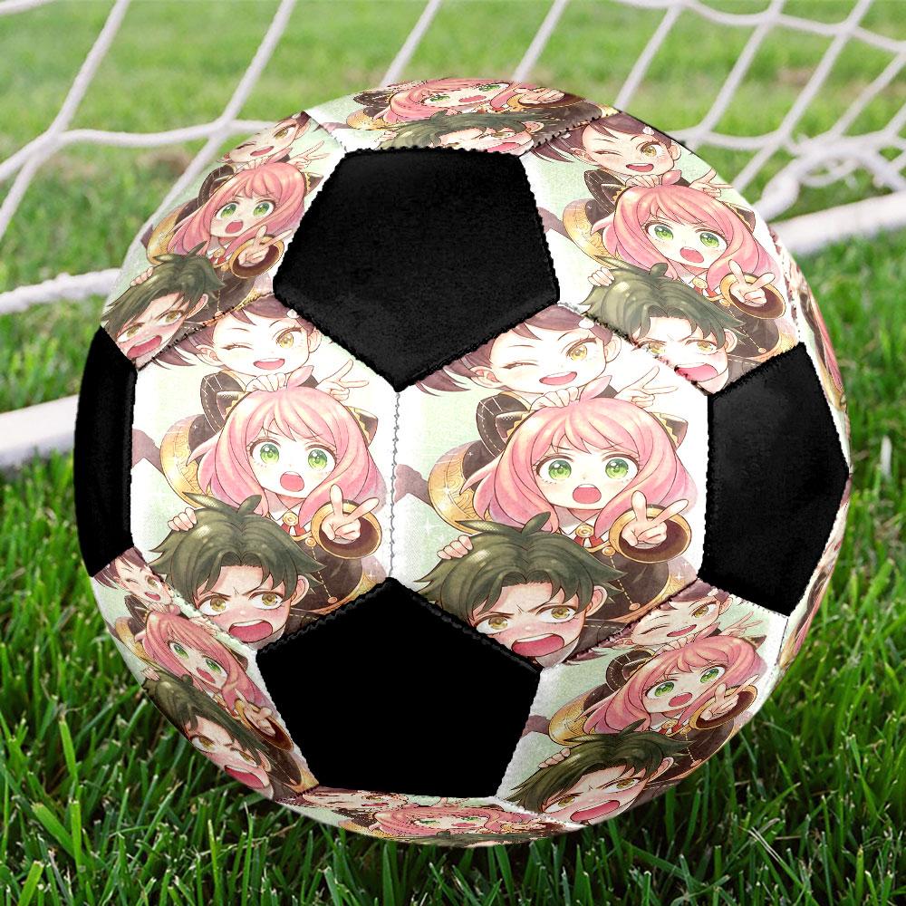 1pc SPY FAMILY Soccer Ball Size 5 Indoor Soccer Ball Fashion Colorful Backyard Game - Great For Sports Fans Gift HE38