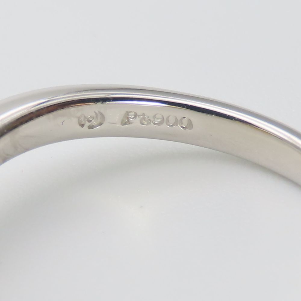 Used TASAKI Ring EU#55 Pt900Platinum/diamond 6.0g Silver jewelry