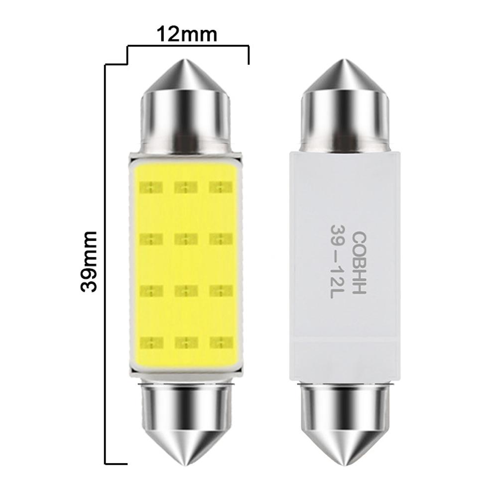 Automotive LED Dual Row Reading Lights High Brightness Overhead Lights COB Indicator Lights Automotive Lighting Accessories