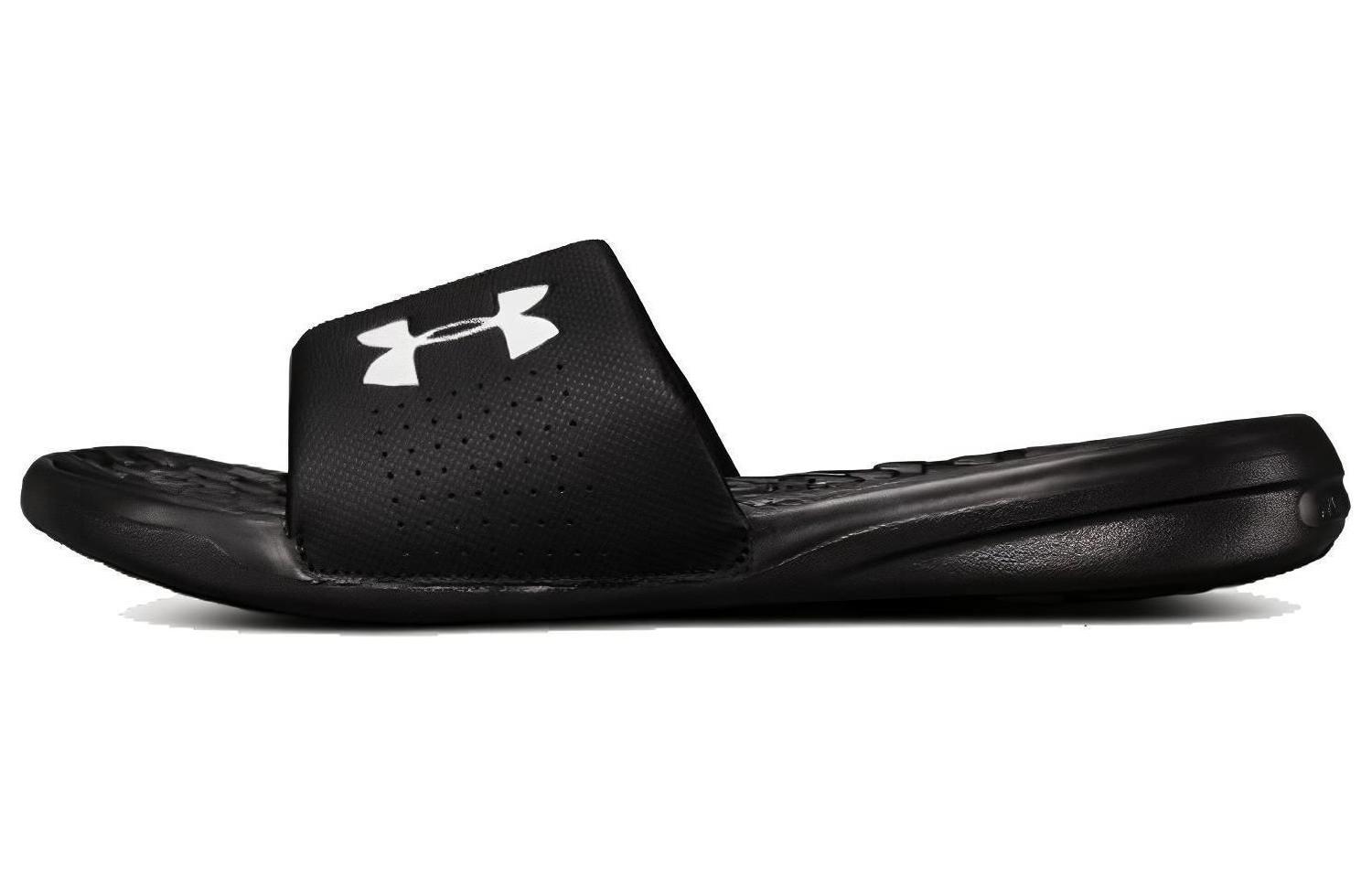 Шлепанцы Under Armour Playmaker с фиксированным ремешком Черные 3000061-001 40