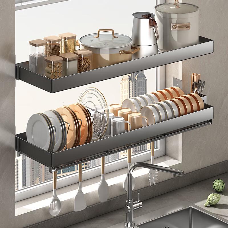 Zhi Shi Na Na Wall-Mounted Over-Sink Dish Rack
