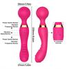 Powerful Wand Vibrator for Woman 28 Vibration Dual Motors AV Magic Wand Dildo G Spot Massager Clitori Stimulator Adult Sex Toys