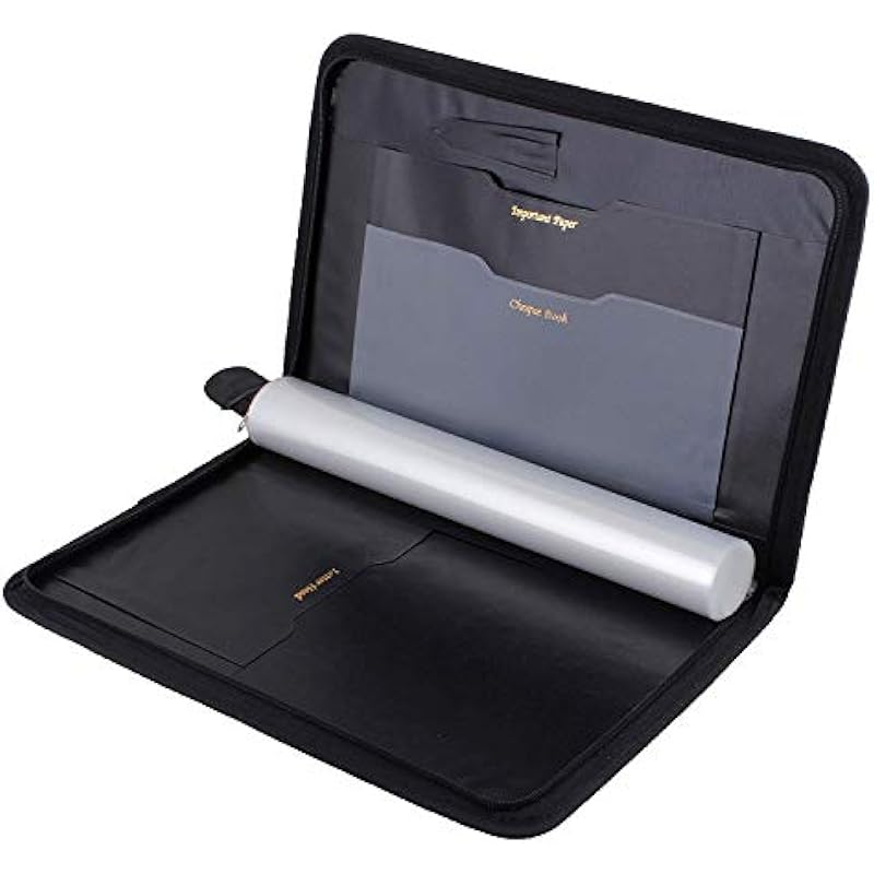 

Eclet Leather Multipurpose Professional File Folders For Certificates, Documents Holder, Document Bag, Portfolio, Execut
