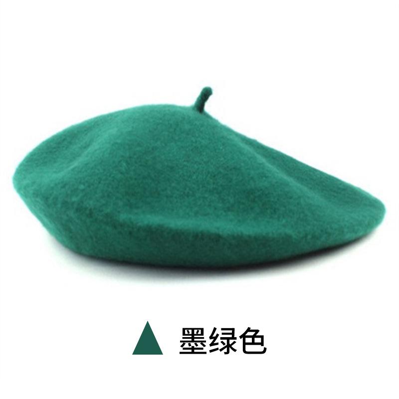 Acrylic Beret Winter Vintage Painter Hat Women's Fashion Beret