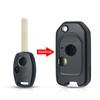 KEYYOU With Buttons Pad For Honda Fit CRV Civic Ight Ridgeline HRV Jazz ACCORD 2003-2013 Modified Filp Remote Key Shell Case