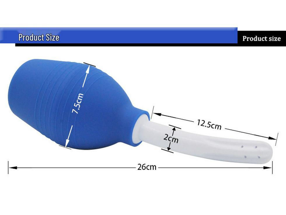 Ball Enema Irrigator Douche - Intimate SM Toys for Colon & Vaginal Cleansing