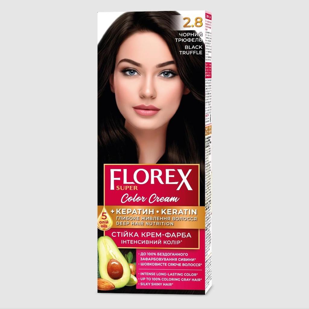 Florex Super Permanent Hair Dye Cream - Give Your Hair Deep Nourishment, Makes Your Hair Soft and Silky-shiny.
