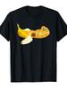 Banaan Bol Python Slang Reptiel Herpetoloog Ophiologie Grappig Ronde Hals T-shirt Met Stijlvolle Print Casual & Comfortabele Reiskleding Voor Mode Enthousiast