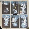 10.3*6cm The Endless Tarot Deck 80 Hand-Drawn Panoramic Cards 10.3 X 6 Cm Seamless Landscape Fantasy Tarot