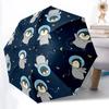 1pc Space Penguins Fashionable Automatic Opening/Closing Folding Umbrella with 8 Bones, Windproof Portable, Daily Use79