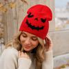 Halloween Pumpkin Knit with - Warm Pullover Hat for Fall and Winter