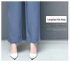 Women's Tencel Jeans - Summer 2026, Lightweight High Waist, Plus Size Ice Silk Wide Leg Pants