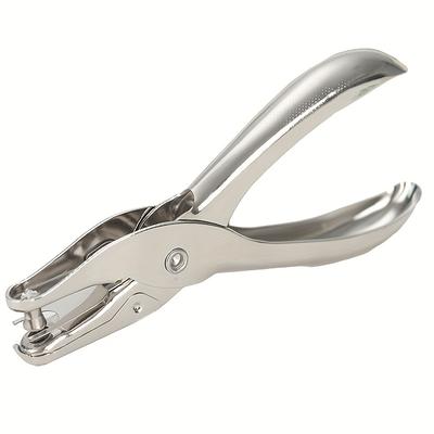2-Pack 3mm+6mm Single Hole Punch Pliers Manual Metal Office Supplies for Office, Crafting, Durable Paper Punching Tool, Crafting Essentials