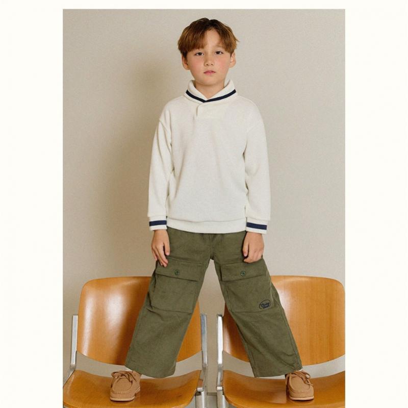  Olivan  Corduroy Wide Pants  Khaki 