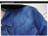 Women's Retro Slim Fit Denim Shirt with Pearl Buttons - Long Sleeve, Spring College Style