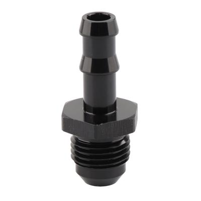 Adaptador Espigão de Mangueira ‑6 AN Macho Flangeado para Conexão de 5/16 pol. para Linhas de Combustível de Borracha, Plástico, Nylon