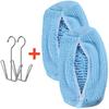 Shoe Washing Machine Bag With Shoes Drying Rack Set Durable Laundry Shoe Bag For Washer & Dryer Fluffy Fibers Washing Shoes Bag