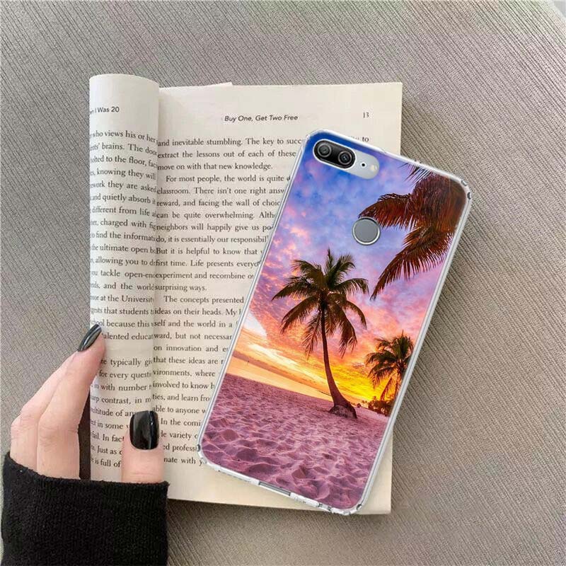 

Summer Beach Scene at Sunset on sea Palm Tree Phone Case For Xiaomi Redmi Note 14 Pro 12 Plus 12S 10 11 Pro 4G 5G 9T 9S 8T 10S 1 Redmi Note 10 5G