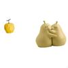 Porcelain Fruit Sculpture Ornament Collectible Table Statue Geometric Decor for Festival Office
