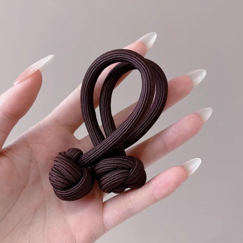 

High Elastic Ponytail Holder: Durable, No-Slip Hair Tie & Bun Band for Women and Girls