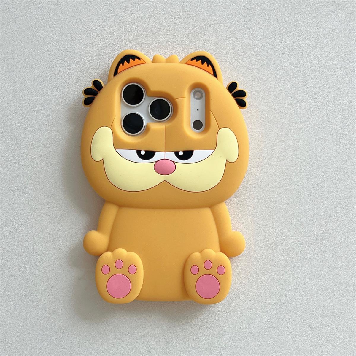 

3D Garfield Phone Case for iPhone 15/16/17 PRO/MAX - Anti-Fall Protection iPhone 13 Pro Max