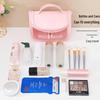 Waterproof Travel Makeup Bag Organizer with Hook - Portable Fragrance Style Handbag