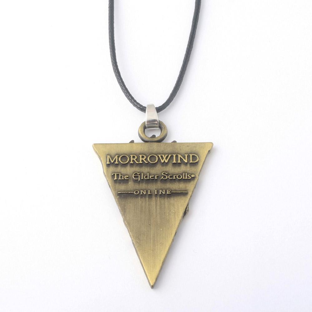 Dinosaur Pendant Necklace Triangle Cosplay Jewelry Accessory
